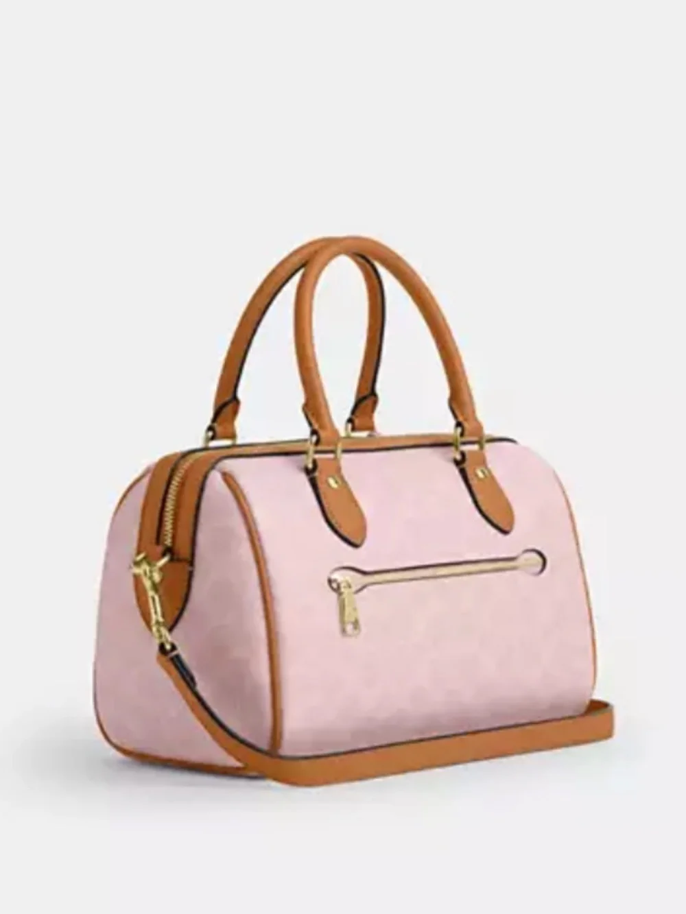 Rowan Satchel Bag In Signature Canvas With Charms